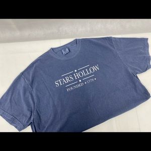 New Comfort Colors Stars Hollow Gilmore girls Blue Tshirt / comfort colors tee